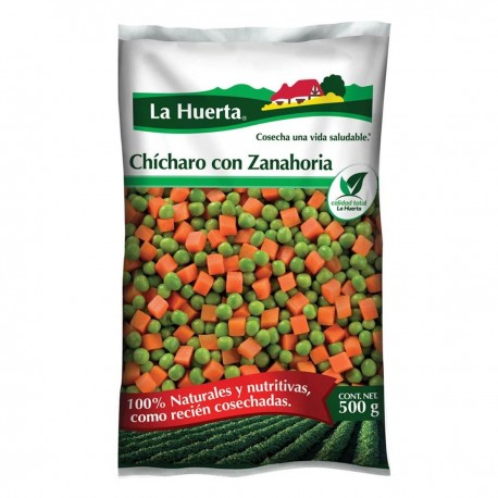 CHICHAROS C/ZANAHORIA 500GR.LA HUERTA