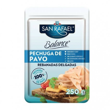 PECHUGA PAVO BALANCE 250GR.SAN RAFAEL