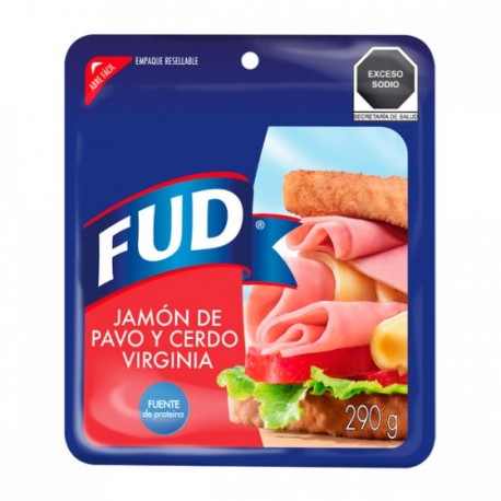 JAMON PAVO Y CERDO VIRGINIA 290GR.FUD