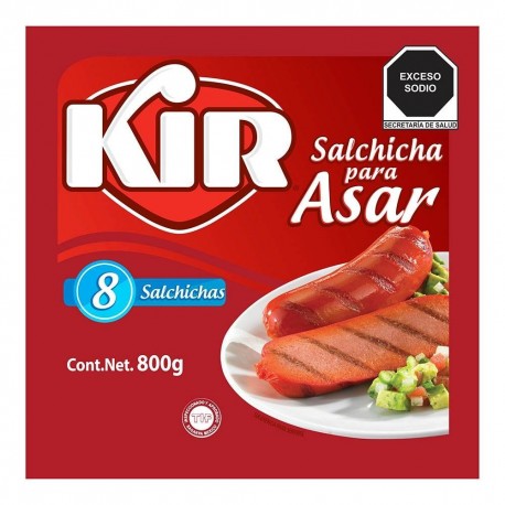 SALCHICHA P/ASAR KIR 800GR.