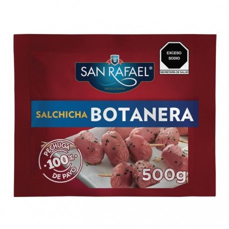 SALCHICHA BOTANERA PAVO 500G.SAN RAFAEL