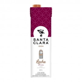 LECHE ENTERA 1LT.SANTA CLARA