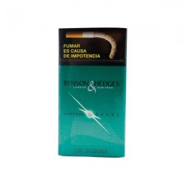 BENSON & HEDGES 100,S MENTOL C/20.