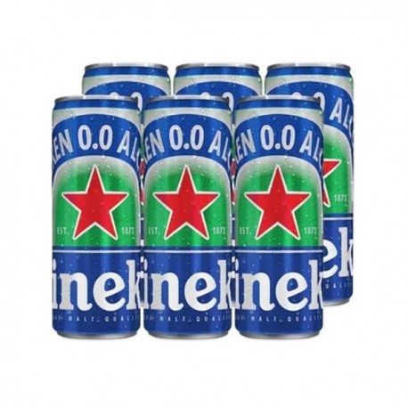 HEINEKEN 0.0 355ML SIX LATA