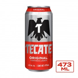 TECATE ROJO 473ML.LATA