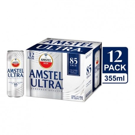 AMSTEL ULTRA C/12 LATA 355ML
