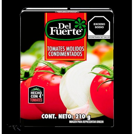 PURE DE TOMATE COND DEL FUERTE 210ML.TETRA