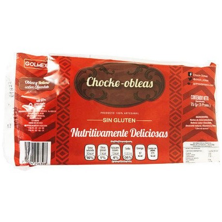 CHOCK OBLEAS CHOCOLATE 75GR