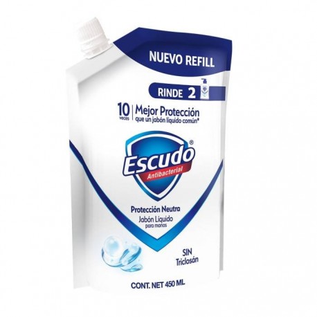 JABON LIQ NEUTRO 450ML ESCUDO