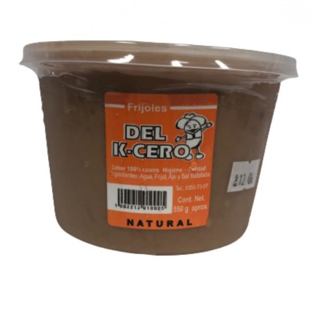 FRIJOL DEL-K-CERO 550GR. MOLIDO