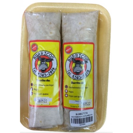 BURRITOS DESHEBRADA C/2.BURRICOS