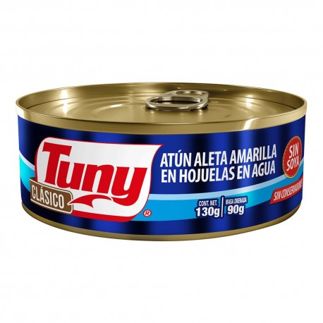 ATUN AGUA 130GR TUNY CLASICO